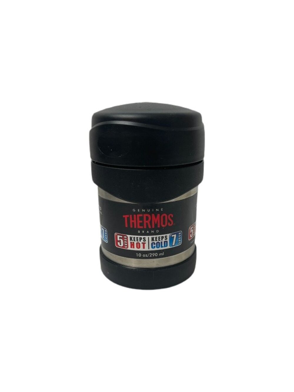 Thermos Vacuum Insulated Food Jar 10 oz Stainless Steel Keeps Hot 5hrs Cold 7hrs